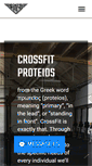 Mobile Screenshot of crossfitproteios.com